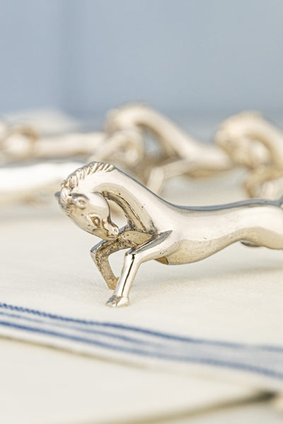 Vintage Equine Knife Rest - Set of 6