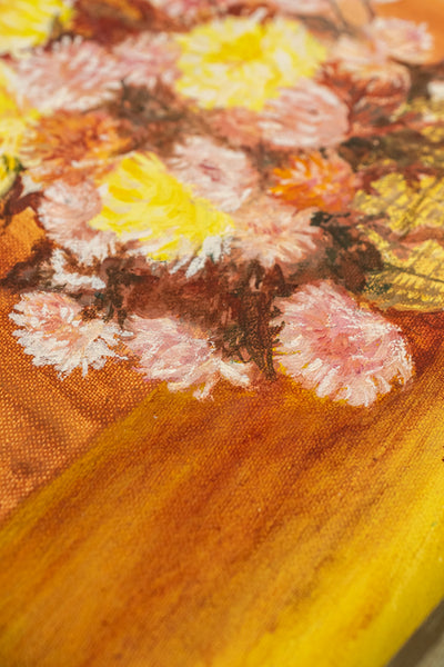Vintage Floral Oil Painting