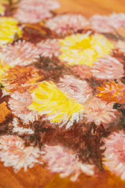 Vintage Floral Oil Painting