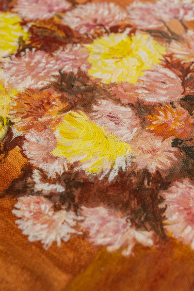 Vintage Floral Oil Painting
