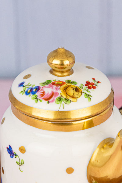 Vintage French Delvaux Chocolate Pot