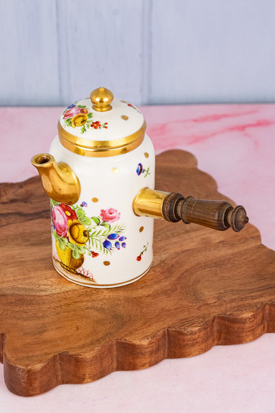 Vintage French Delvaux Chocolate Pot