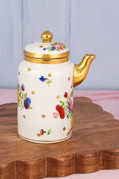 Vintage French Delvaux Chocolate Pot