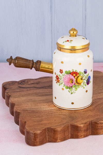 Vintage French Delvaux Chocolate Pot