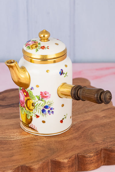 Vintage French Delvaux Chocolate Pot