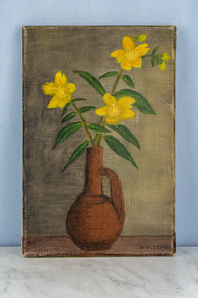 Vintage French Floral Painting
