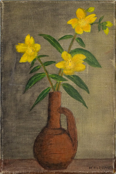 Vintage French Floral Painting