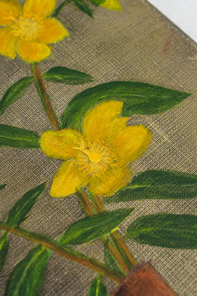 Vintage French Floral Painting
