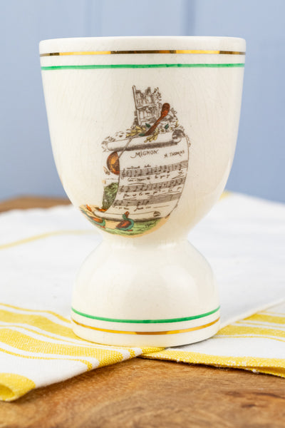 Vintage French Opèra Comique Egg Cup