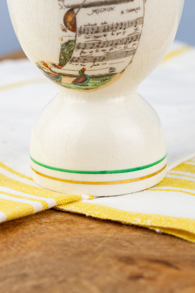 Vintage French Opèra Comique Egg Cup