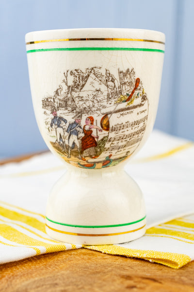 Vintage French Opèra Comique Egg Cup