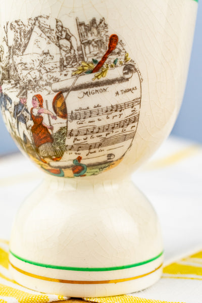 Vintage French Opèra Comique Egg Cup