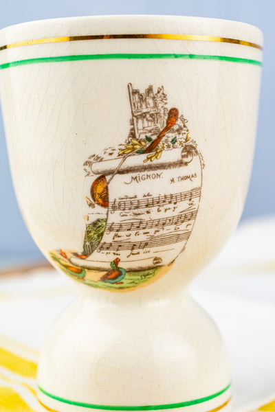 Vintage French Opèra Comique Egg Cup