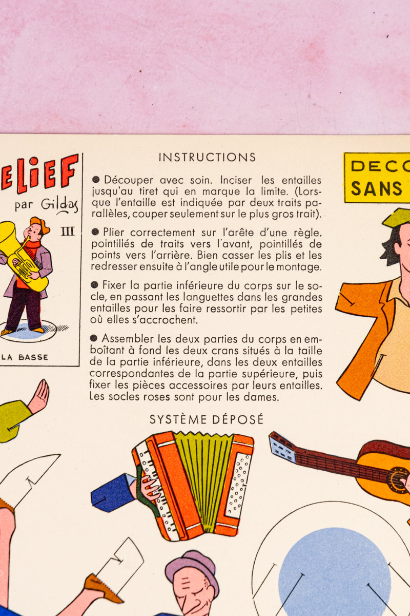 Vintage French Paper Doll Kit, image 14 of 14