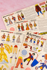 Vintage French Paper Doll Kit