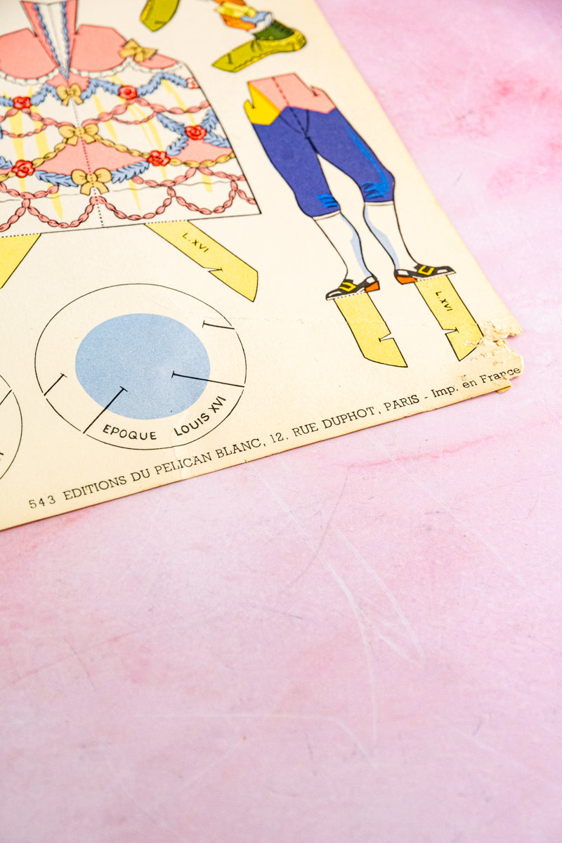 Vintage French Paper Doll Kit, image 7 of 14