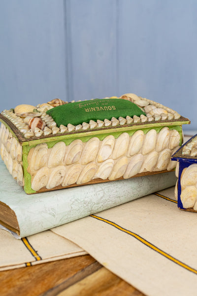 Vintage French Cherbourg Shell Box