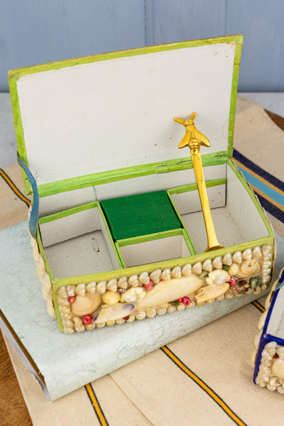 Vintage French Cherbourg Shell Box