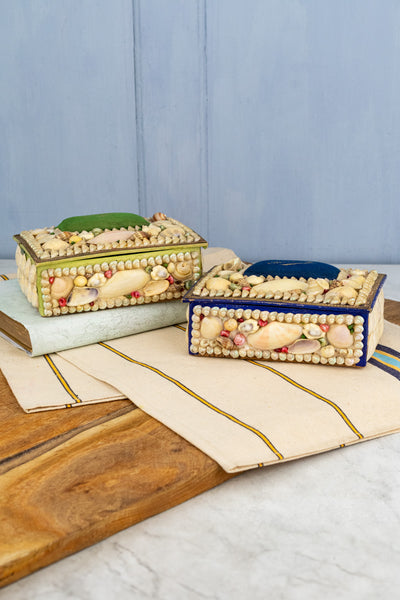 Vintage French Cherbourg Shell Box