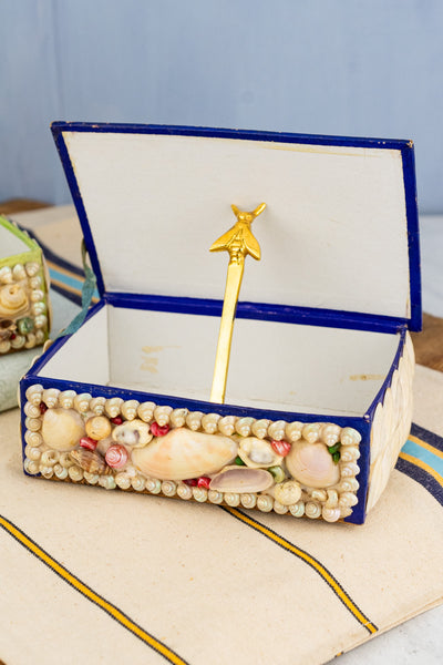 Vintage French Cherbourg Shell Box