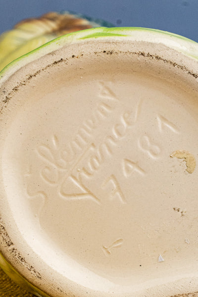 Vintage French St. Clément Cockatoo Pitcher