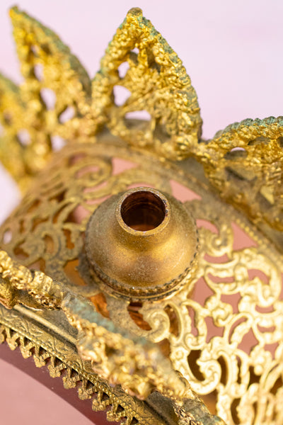 Vintage Gilt Metal Perfume Bottle