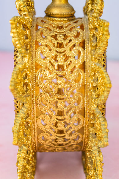 Vintage Gilt Metal Perfume Bottle