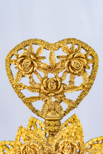Vintage Gilt Metal Perfume Bottle