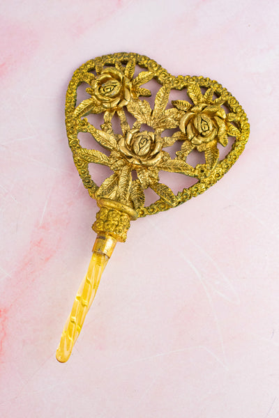 Vintage Gilt Metal Perfume Bottle