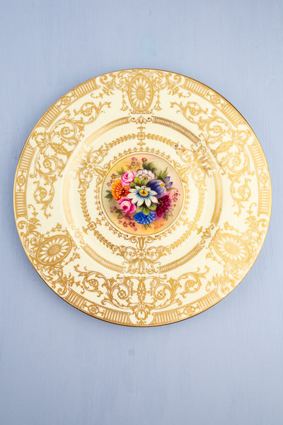 Vintage Handpainted Royal Worchester Cabinet Plates