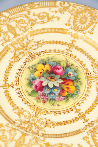 Vintage Handpainted Royal Worchester Cabinet Plates