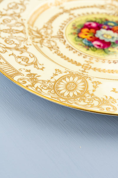 Vintage Handpainted Royal Worchester Cabinet Plates