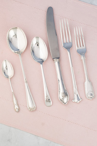 Vintage Silverplate Hotel Flatware - 6 Piece Placesetting