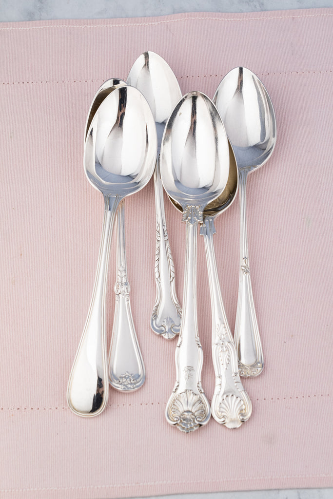 Vintage Silverplate Hotel Flatware Serving Spoon