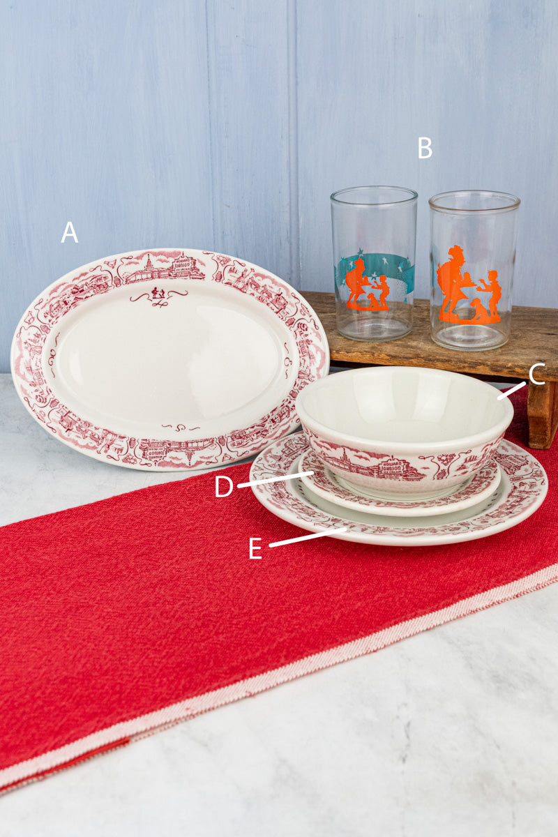 Vintage Howard Johnson's Restaurant Serveware