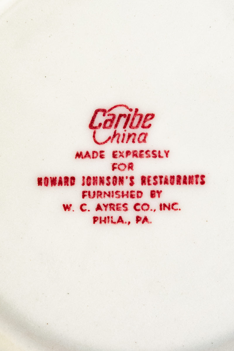 Vintage Howard Johnson's Restaurant Serveware