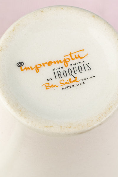 Vintage Iroquois China & Ben Seibel "Impromptu" Cup & Saucer - Set of 7