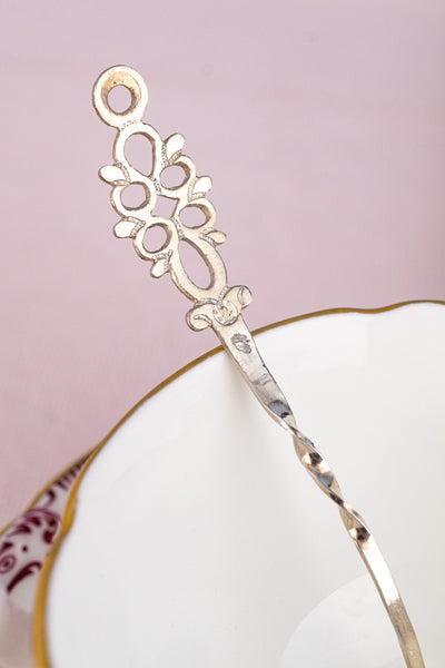 Vintage Italian Sterling Spoon Set in Case