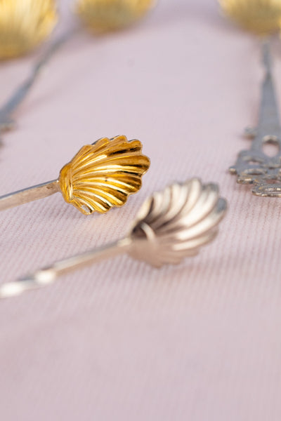 Vintage Italian Sterling Spoon Set in Case