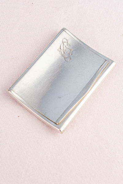 Antique Italian Sterling Silver Card Case
