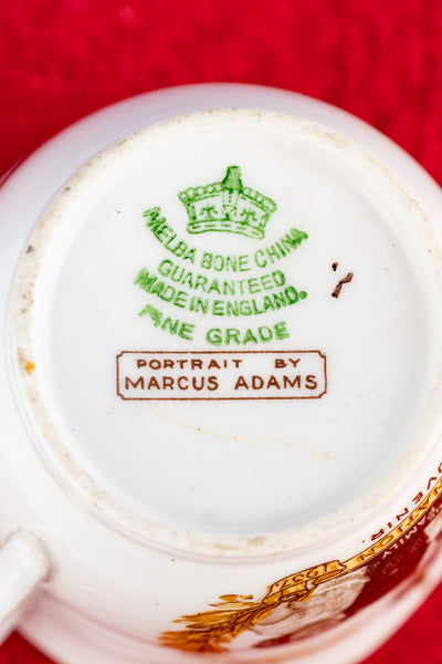 Vintage King George VI and Royal Family 1937 Coronation Cup & Saucer