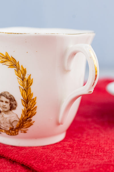 Vintage King George VI and Royal Family 1937 Coronation Cup & Saucer