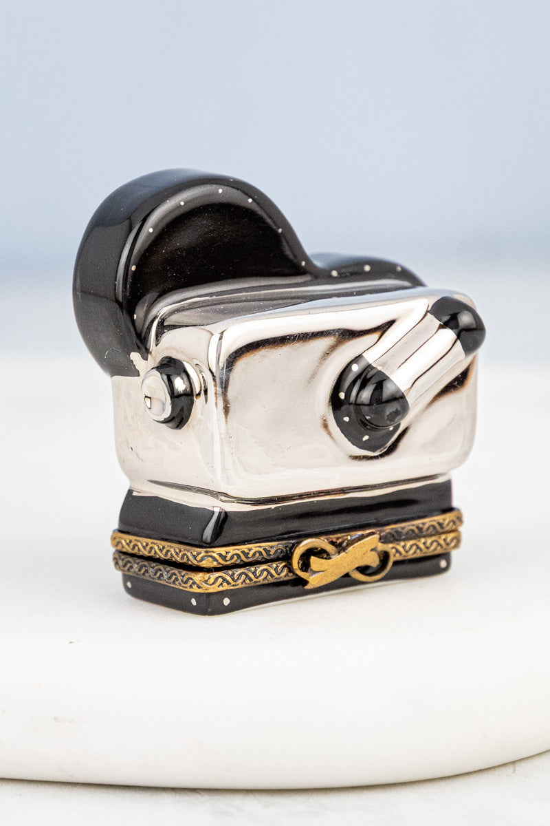 Vintage Limoges Movie Camera Trinket Box