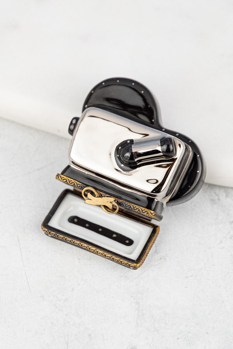 Vintage Limoges Movie Camera Trinket Box