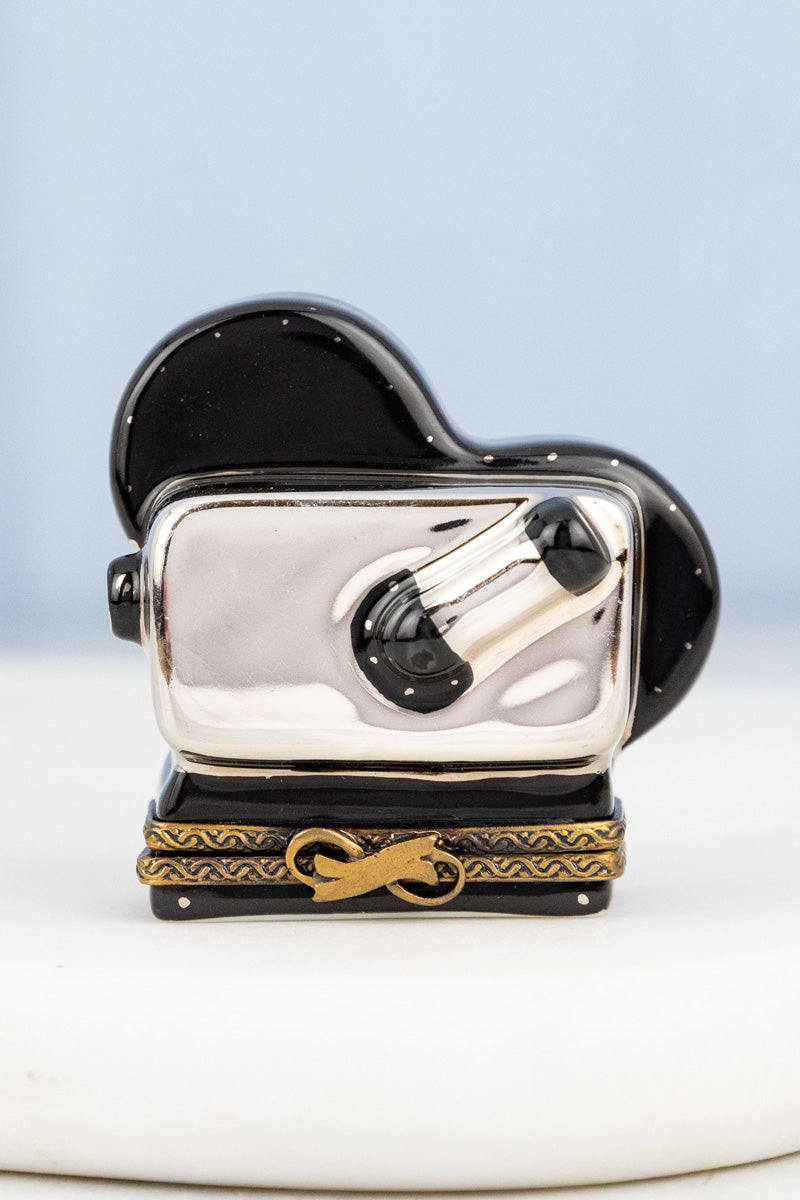 Vintage Limoges Movie Camera Trinket Box