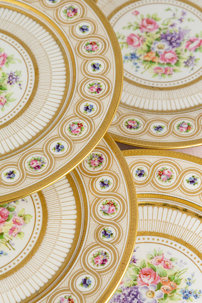 Antique Limoges Plates - Set of 8