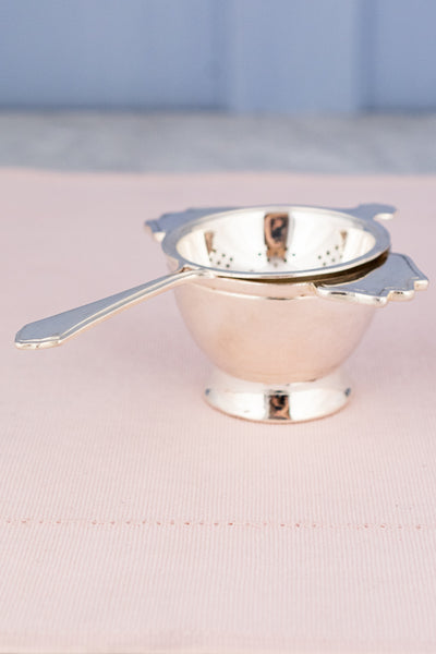 Vintage Lyons Silverplate Tea Strainer