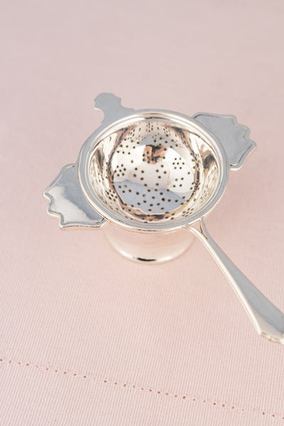 Vintage Lyons Silverplate Tea Strainer