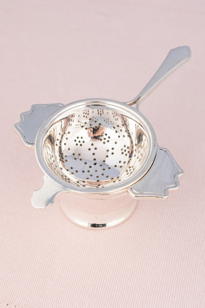 Vintage Lyons Silverplate Tea Strainer