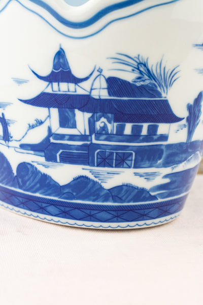 Vintage Mottahedeh "Blue Canton" Cachepot